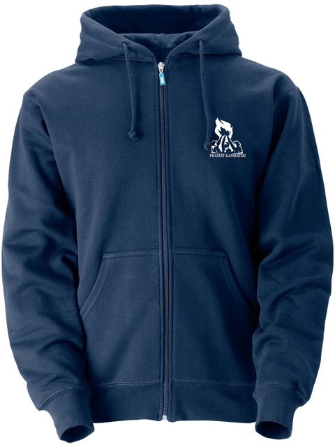 Full Zip Hoodie, Navy - Framåt